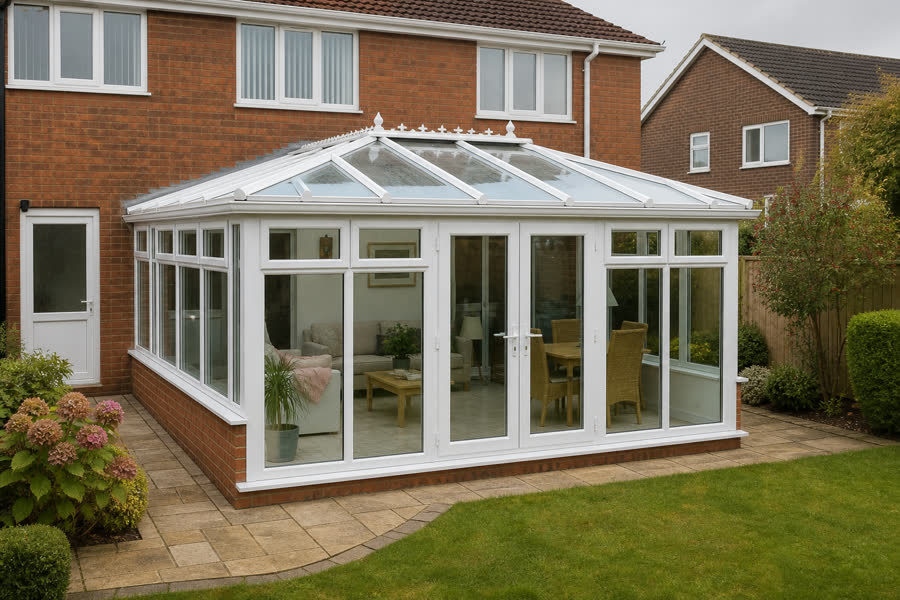 Medium clean conservatory